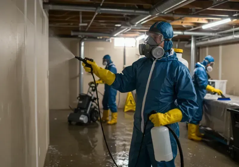 Basement Sanitization and Antimicrobial Treatment process in Brookside, DE